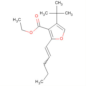 914659-25-9  3-Furancarboxylic acid, 4-(1,1-dimethylethyl)-2-(1E)-1-pentenyl-, ethylester