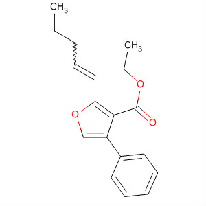 914659-31-7  3-Furancarboxylic acid, 2-(1E)-1-pentenyl-4-phenyl-, ethyl ester