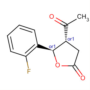 91478-19-2  2(3H)-Furanone, 4-acetyl-5-(2-fluorophenyl)dihydro-, trans-