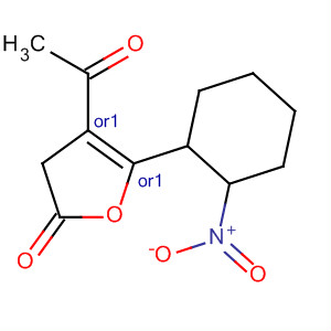 91478-20-5  2(3H)-Furanone, 4-acetyldihydro-5-(2-nitrophenyl)-, trans-