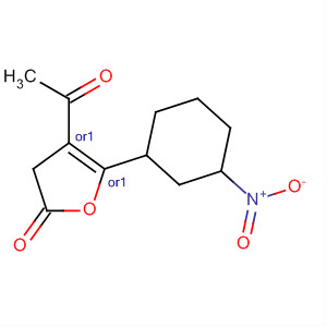 91478-22-7  2(3H)-Furanone, 4-acetyldihydro-5-(3-nitrophenyl)-, trans-