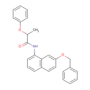 91483-76-0  Propanamide, 2-phenoxy-N-[7-(phenylmethoxy)-1-naphthalenyl]-
