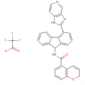 915139-32-1  2H-1-Benzopyran-5-carboxamide,N-[4-(1H-imidazo[4,5-c]pyridin-2-yl)-9H-fluoren-9-yl]-,mono(trifluoroacetate)