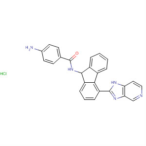 915140-55-5  Benzamide,4-amino-N-[4-(1H-imidazo[4,5-c]pyridin-2-yl)-9H-fluoren-9-yl]-,hydrochloride