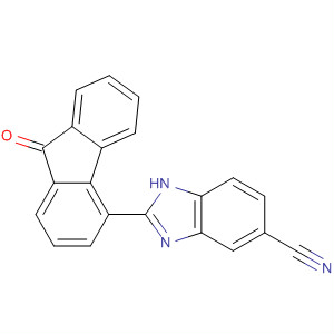 915141-75-2  1H-Benzimidazole-5-carbonitrile, 2-(9-oxo-9H-fluoren-4-yl)-