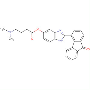 915142-73-3  Butanoic acid, 4-(dimethylamino)-,2-(9-oxo-9H-fluoren-4-yl)-1H-benzimidazol-5-yl ester