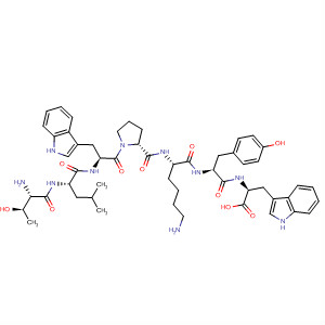 915146-80-4  L-Tryptophan, L-threonyl-L-leucyl-L-tryptophyl-L-prolyl-L-lysyl-L-tyrosyl-