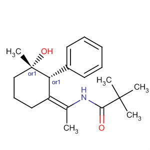 915221-02-2  Propanamide,N-[(1Z)-1-[(2R,3S)-3-hydroxy-3-methyl-2-phenylcyclohexylidene]ethyl]-2,2-dimethyl-, rel-