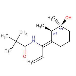 915221-08-8  Propanamide,N-[(1Z)-1-[(2R,3S)-3-hydroxy-2,3-dimethylcyclohexylidene]-2-propenyl]-2,2-dimethyl-, rel-