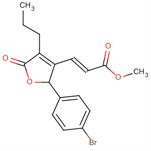915222-85-4  2-Propenoic acid,3-[2-(4-bromophenyl)-2,5-dihydro-5-oxo-4-propyl-3-furanyl]-, methylester, (2E)-