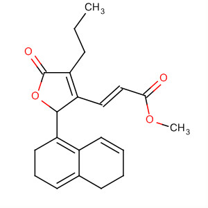 915222-86-5  2-Propenoic acid,3-[2,5-dihydro-2-(1-naphthalenyl)-5-oxo-4-propyl-3-furanyl]-, methylester, (2E)-