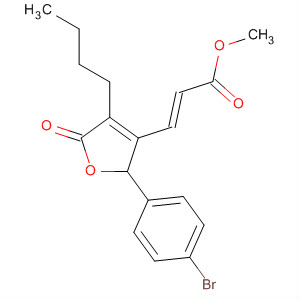 915222-88-7  2-Propenoic acid,3-[2-(4-bromophenyl)-4-butyl-2,5-dihydro-5-oxo-3-furanyl]-, methyl ester,(2E)-