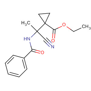 915302-77-1  Cyclopropanecarboxylic acid, 1-[1-(benzoylamino)-1-cyanoethyl]-, ethylester