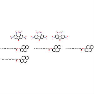 915304-36-8  Decanoic acid, 1,3,6,8-pyrenetetrayl ester, compd. with2,4,5,7-tetranitro-9H-fluoren-9-one (4:3)