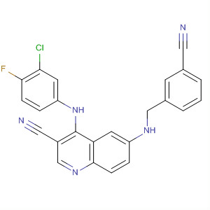 915360-41-7  3-Quinolinecarbonitrile,4-[(3-chloro-4-fluorophenyl)amino]-6-[[(3-cyanophenyl)methyl]amino]-