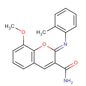 915372-50-8  2H-1-Benzopyran-3-carboxamide,8-methoxy-2-[(2-methylphenyl)imino]-, (2Z)-