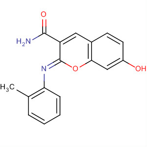 915372-51-9  2H-1-Benzopyran-3-carboxamide,7-hydroxy-2-[(2-methylphenyl)imino]-, (2Z)-