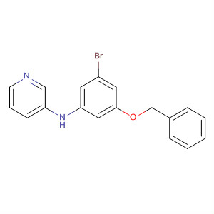 915410-94-5  3-Pyridinamine, N-[3-bromo-5-(phenylmethoxy)phenyl]-