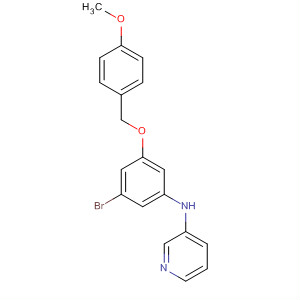 915410-95-6  3-Pyridinamine, N-[3-bromo-5-[(4-methoxyphenyl)methoxy]phenyl]-