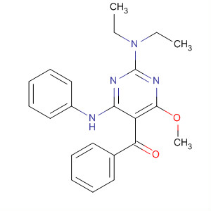 91546-16-6  Methanone,[2-(diethylamino)-4-methoxy-6-(phenylamino)-5-pyrimidinyl]phenyl-