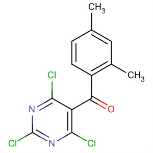 91546-47-3  Methanone, (2,4-dimethylphenyl)(2,4,6-trichloro-5-pyrimidinyl)-
