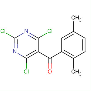 91546-48-4  Methanone, (2,5-dimethylphenyl)(2,4,6-trichloro-5-pyrimidinyl)-