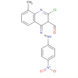 915695-90-8  3-Quinolinecarboxaldehyde, 2-chloro-8-methyl-,2-(4-nitrophenyl)hydrazone