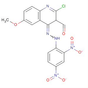 915695-91-9  3-Quinolinecarboxaldehyde, 2-chloro-6-methoxy-,2-(2,4-dinitrophenyl)hydrazone