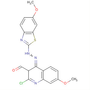 915696-00-3  3-Quinolinecarboxaldehyde, 2-chloro-7-methoxy-,2-(6-methoxy-2-benzothiazolyl)hydrazone