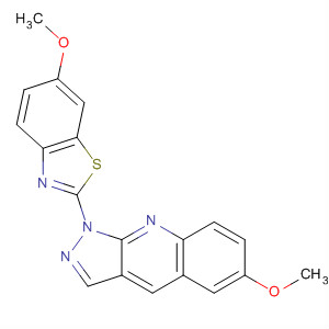 915696-10-5  1H-Pyrazolo[3,4-b]quinoline,6-methoxy-1-(6-methoxy-2-benzothiazolyl)-