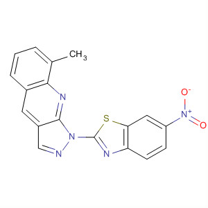 915696-18-3  1H-Pyrazolo[3,4-b]quinoline, 8-methyl-1-(6-nitro-2-benzothiazolyl)-