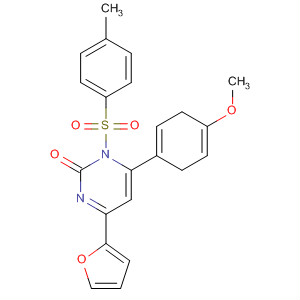 915716-42-6  2(1H)-Pyrimidinone,4-(2-furanyl)-3,6-dihydro-6-(4-methoxyphenyl)-1-[(4-methylphenyl)sulfonyl]-