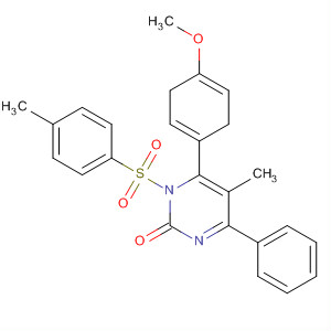 915716-48-2  2(1H)-Pyrimidinone,3,6-dihydro-6-(4-methoxyphenyl)-5-methyl-1-[(4-methylphenyl)sulfonyl]-4-phenyl-