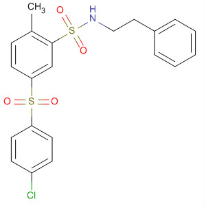915753-49-0  Benzenesulfonamide,5-[(4-chlorophenyl)sulfonyl]-2-methyl-N-(2-phenylethyl)-