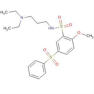 915755-01-0  Benzenesulfonamide,N-[3-(diethylamino)propyl]-2-methoxy-5-(phenylsulfonyl)-