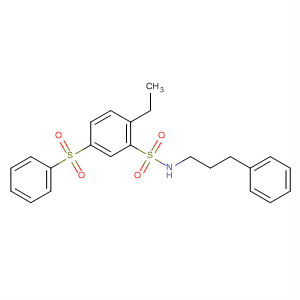 915755-05-4  Benzenesulfonamide, 2-ethyl-N-(3-phenylpropyl)-5-(phenylsulfonyl)-