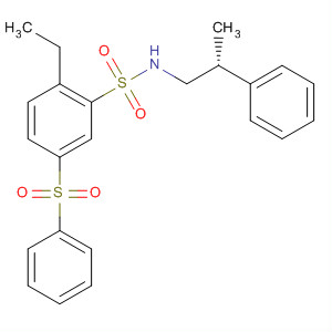 915755-28-1  Benzenesulfonamide,2-ethyl-N-[(2R)-2-phenylpropyl]-5-(phenylsulfonyl)-