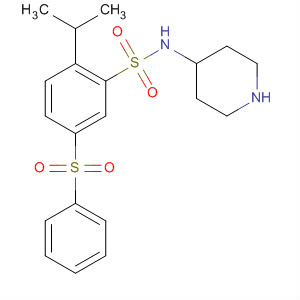 915761-80-7  Benzenesulfonamide,2-(1-methylethyl)-5-(phenylsulfonyl)-N-4-piperidinyl-