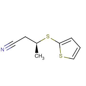 915791-96-7  Butanenitrile, 3-(2-thienylthio)-, (3S)-