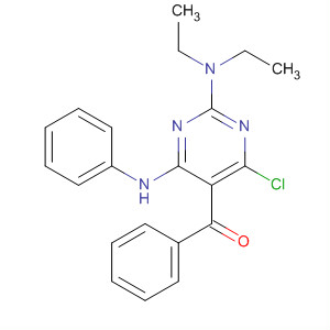 91585-69-2  Methanone,[4-chloro-2-(diethylamino)-6-(phenylamino)-5-pyrimidinyl]phenyl-