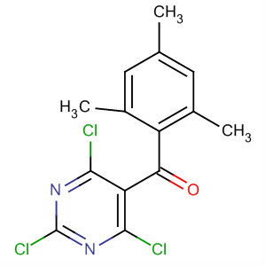91585-75-0  Methanone, (2,4,6-trichloro-5-pyrimidinyl)(2,4,6-trimethylphenyl)-