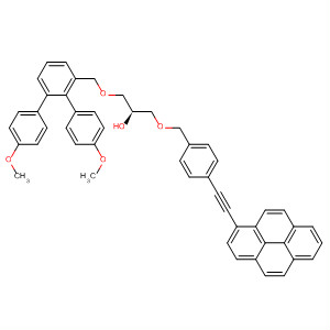 915960-75-7  2-Propanol,1-[bis(4-methoxyphenyl)phenylmethoxy]-3-[[4-[2-(1-pyrenyl)ethynyl]phenyl]methoxy]-, (2R)-