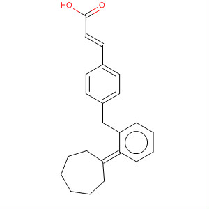 916170-70-2  2-Propenoic acid, 3-[4-(cycloheptylidenephenylmethyl)phenyl]-, (2E)-