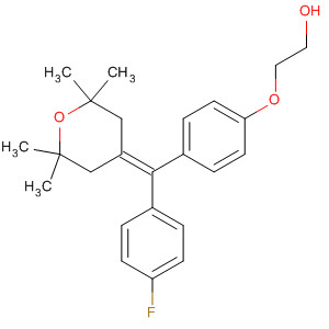 916171-03-4  Ethanol,2-[4-[(4-fluorophenyl)(tetrahydro-2,2,6,6-tetramethyl-4H-pyran-4-ylidene)methyl]phenoxy]-
