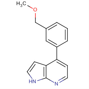916172-62-8  1H-Pyrrolo[2,3-b]pyridine, 4-[3-(methoxymethyl)phenyl]-