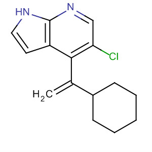 916172-69-5  1H-Pyrrolo[2,3-b]pyridine, 5-chloro-4-(1-cyclohexylethenyl)-