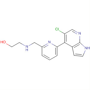 916172-77-5  Ethanol,2-[[6-(5-chloro-1H-pyrrolo[2,3-b]pyridin-4-yl)-2-pyridinyl]methylamino]-