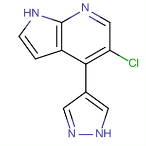 916172-80-0  1H-Pyrrolo[2,3-b]pyridine, 5-chloro-4-(1H-pyrazol-4-yl)-