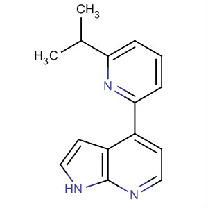 916172-97-9  1H-Pyrrolo[2,3-b]pyridine, 4-[6-(1-methylethyl)-2-pyridinyl]-