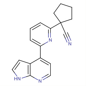 916173-02-9  Cyclopentanecarbonitrile,1-[6-(1H-pyrrolo[2,3-b]pyridin-4-yl)-2-pyridinyl]-